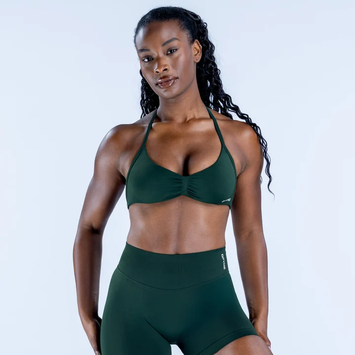 Impact Strappy Bra Pine - 4